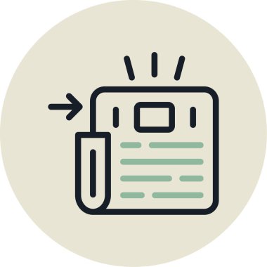 Kitap. Web simgesi basit illüstrasyon