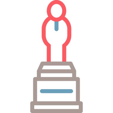 Bir insan simgesinin vektör illüstrasyonu