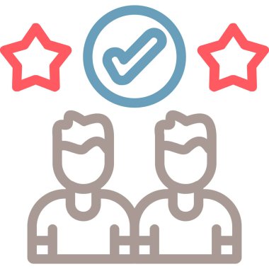 Müşteri servis simgesi vektör illüstrasyonu