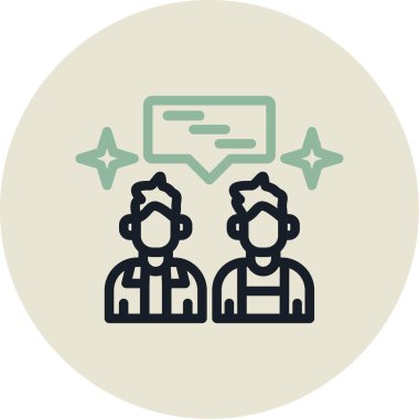 Modern bir simgenin vektör illüstrasyonu