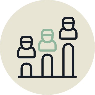 insanlar simge vektör illüstrasyonu