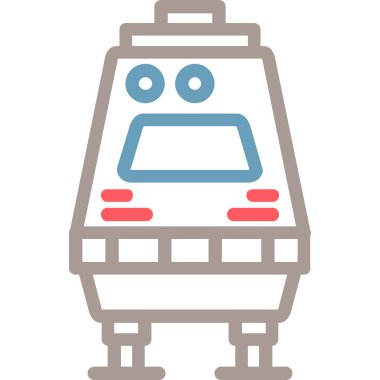 Çizgi film simgesinin vektör çizimi