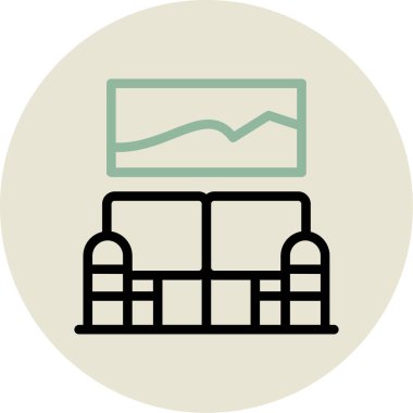 seo modern simgesinin vektör illüstrasyonu