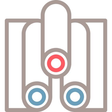 Uçak. Web simgesi basit illüstrasyon