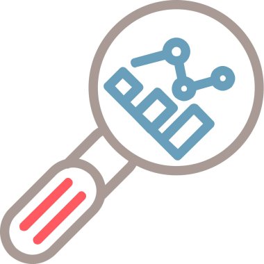 Arama simgesi vektör illüstrasyonu