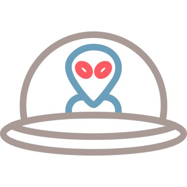 Çizgi film simgesinin vektör çizimi