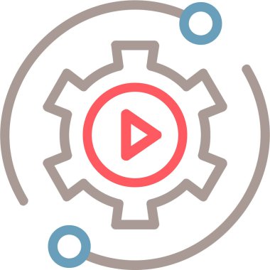 seo modern simgesinin vektör illüstrasyonu