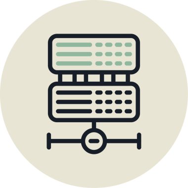 Bir radyo simgesinin vektör illüstrasyonu