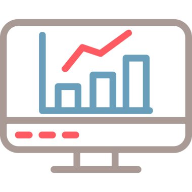 ticari grafik vektör simgesi