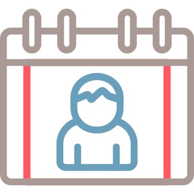 avatar. Web simgesi basit illüstrasyon