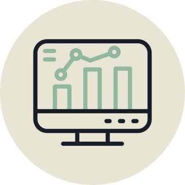 seo modern simgesinin vektör illüstrasyonu