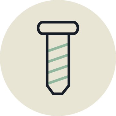 Bir test tüpünün vektör illüstrasyonu