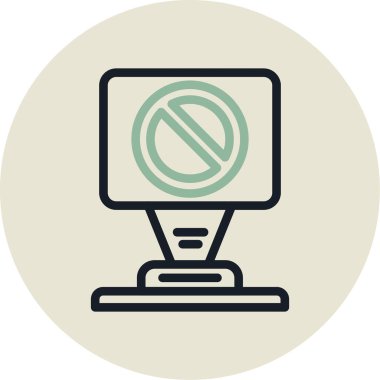 vektör izleyici simgesi illüstrasyonu