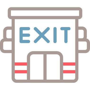 çıkış simgesi çizimi