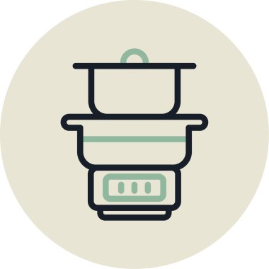 Gıda simgesinin vektör illüstrasyonu