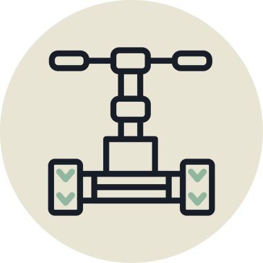 spor salonu simge vektör çizim