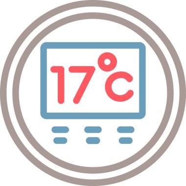 Termometre modern ikon vektör çizimi