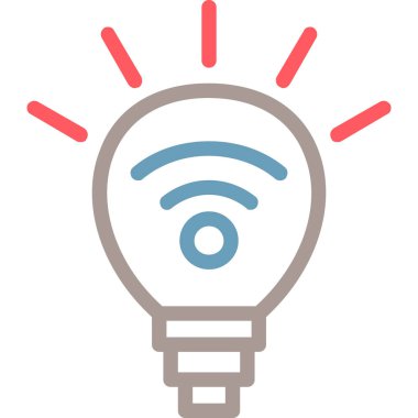 Kablosuz. Web simgesi basit illüstrasyon