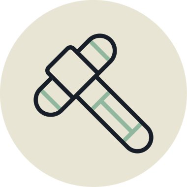 Modern b 'nin vektör çizimi tıbbi simge eksikliği