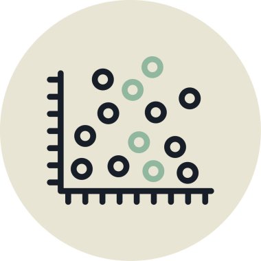 Çizgi film simgesinin vektör çizimi