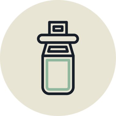 şişe vektör simgesi modern basit vektör illüstrasyonu