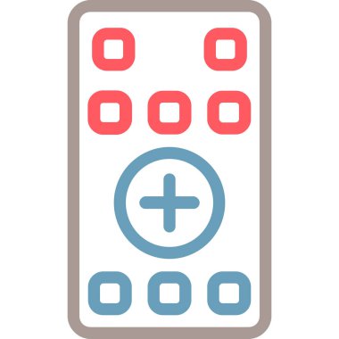 Kontrol paneli simge vektör çizim