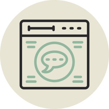 seo modern simgesinin vektör illüstrasyonu