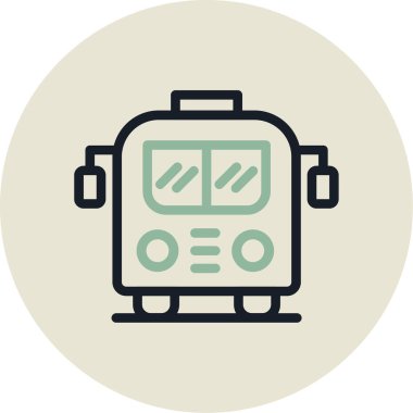 sırt çantası simgesi vektör illüstrasyonu