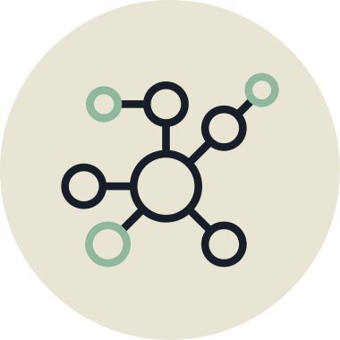 şebeke. Web simgesi basit illüstrasyon