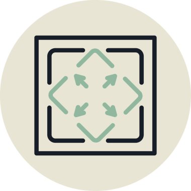 seo modern simgesinin vektör illüstrasyonu