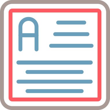 Kişisel ve ticari kullanım için vektör simgesi