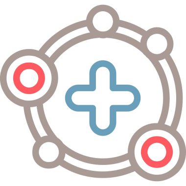 ağ bağlantısı vektör illüstrasyonu