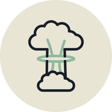 Bomba. Web simgesi basit illüstrasyon