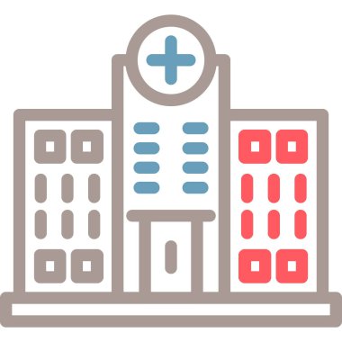 tıbbi ve sağlık renkli vektör simgesi