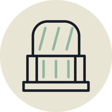 Web simgesi, basit ve modern vektör illüstrasyonu