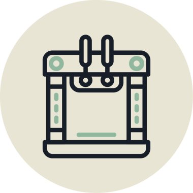 Takvim simgesi vektör illüstrasyonu