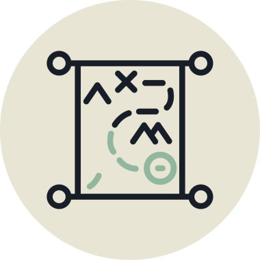 Modern simgenin vektör illüstrasyonu