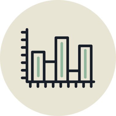 grafik ikonu vektör illüstrasyonu