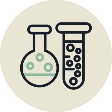 Kimya şişesi vektör illüstrasyon