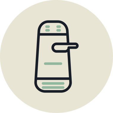 şişe simgesi vektör illüstrasyonu