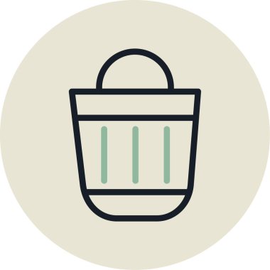 Sepet Simgesi vektör illüstrasyonu