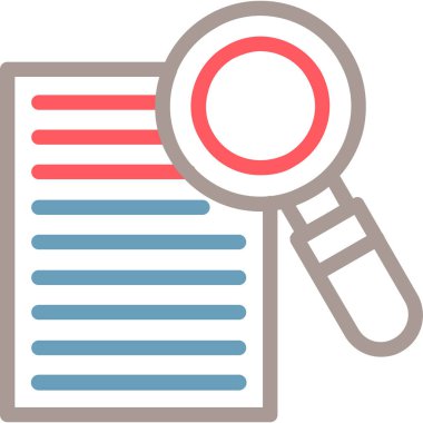 Ara. Web simgesi basit illüstrasyon