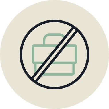 - Hayır. Web simgesi vektör illüstrasyonu