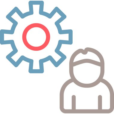 iş simgesi vektör illüstrasyonu