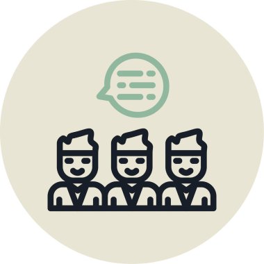 İnsan simgesinin vektör illüstrasyonu