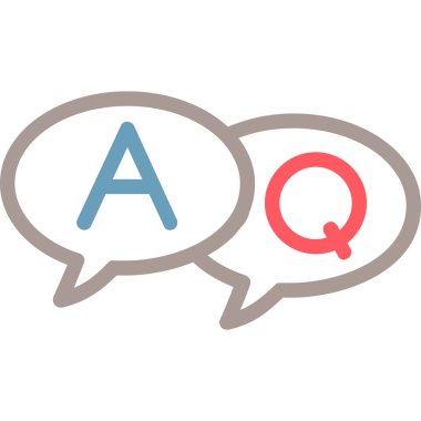 q a simge vektör illüstrasyonu