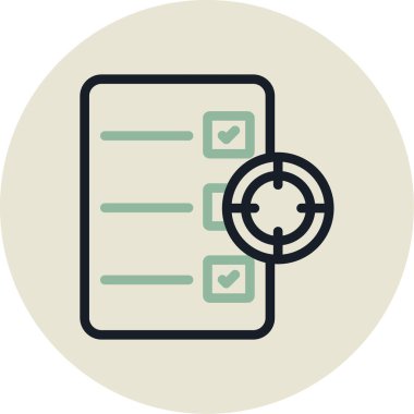 kontrol listesi kontrol simgesi, vektör illüstrasyon tasarımı