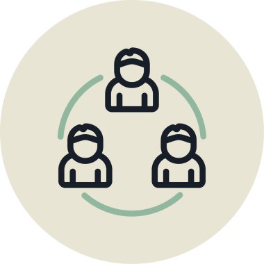 İş adamlarının iş konsepti vektör çizimi