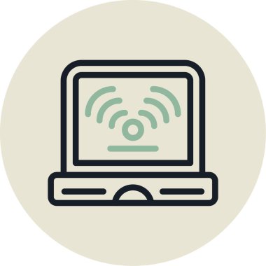 wifi simgesi vektör illüstrasyonu