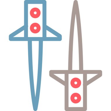 çapraz simge vektör illüstrasyonu